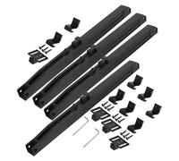 PENIKOKO 4 Pièces Kit Amortisseur Porte de Grange Mécanisme de Fermeture Douce pour Porte Coulissante des Vibrations et Collisions Compatible avec Installation Facile