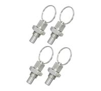 PENIKOKO 4 pièces Lot de Goupilles à Ressort Acier Inoxydable Verrouillage par Pression et Portable Accessoire Mécanique Pratique et Flexible pour Usage Quotidien