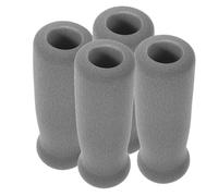 PENIKOKO 4 Pièces Poignées Antidérapantes pour Canne et Béquille Lot de Grips Mousse Épaisse Confort Fatigue pour Personnes Âgées Compatibles Poignées Standard