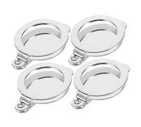 PENIKOKO 4 pièces Protection de Porte Cuivre Cache Rotatif Regard pour Porte Entrée Sécurisée et Résistante Corrosion Accessoire pour Appartement Féminin