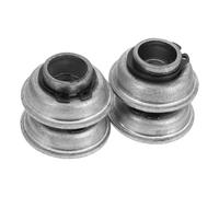 PENIKOKO 4 Pièces Roulements de Direction Acier pour Compatibles Universellement avec de Déambulateurs et Rollators Remplacement Facile et Couleur Gris