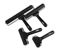 PENIKOKO 4 pièces Set de Vinyle pour Gravure avec Poignée Ergonomique Outils de Encre pour Peinture Loisirs et Sérigraphie Compatible avec Divers Types Encre