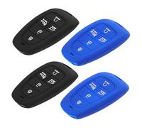 PENIKOKO 4 Pièces Silicone Key Fob Covers For Shock-resistant Remote Case With Precise Cutouts Stylish And Protection For Everyday Use