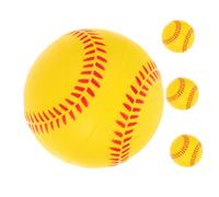 PENIKOKO 4 pièces Soft Foam Baseballs Balls Entraînement PU pour Garçon Fille pour Pratique Intérieure et Extérieure Sécurité et Confort pour Débutants
