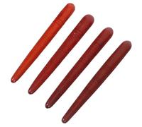 PENIKOKO 4 pièces Stylo Acupression Bâtons de Massage pour Corps Outil de Réflexologie Thaï Point Acupression pour Dos Cou et Muscles