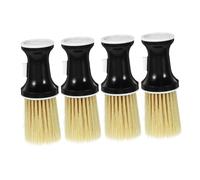 PENIKOKO 4pièces Brosse De Nettoyage Pour Coiffeur Avec Tête Amovible Lot De Brosses Pour Cou Applicateur De Poudre Brosse Coiffante Pour Salon Et Usage Domestique Idéale Pour Nettoyage