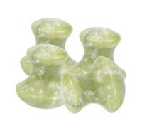 PENIKOKO 4pièces Outils De Guasha Forme De Champignon Pierres De Massage Facial Pour Yeux Visage Cou Ensemble De Spa Relaxant