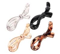 PENIKOKO 4pièces Pince à Cheveux Banane Pour Femmes Accessoires Élégants Pour Queue De Cheval Adaptés Aux Cheveux Épais Et Fins Parfaits Pour Toutes Les Occasions