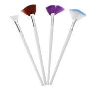 PENIKOKO 4pièces Pinceaux Maquillage Pour Masque Facial Applicateurs Visage Femmes Outils Cosmétiques Portables