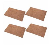 PENIKOKO 4pièces Tapis Fibre De pour Terrariums De Dragons Barbus Matelas De Sol pour Reptiles Accessoires pour Lézards