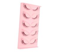 PENIKOKO 5 Faux Cils Pailletés Extensions de Cils Bouclés Cosplay Naturel et Confortable pour Mariage et