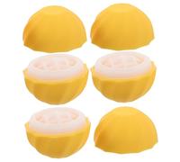 PENIKOKO 5 Pièces Boîte à Sphérique Contenants Cosmétiques Rechargeables Plastique pour Gloss Organisateur de Pratique et Élégant