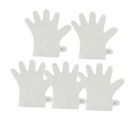 PENIKOKO 5 pièces Masque Mains Exfoliant Hydratant Éliminateurs de Peau Morte et Éclaircissants Soin Doux pour Mains Abîmées et Sèches Kit de Beauté Sans Émulsion