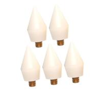 PENIKOKO 5 Pièces Recharge de Pointe Cire pour Stylo Point Diamant Accessoires DIY Arts Créatifs Embouts Doubles Portables pour Outils de Pose