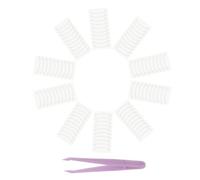 PENIKOKO 500 Pièces Nasal Wing Shaping Strips With Tweezers Invisible Self-adhesive Nose Care Stickers For Large Nostrils Contraction And Nose Contour Enhancement