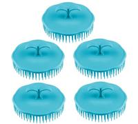 PENIKOKO 5pièces Brosse Ronde Pour Laver Cheveux Peigne De Massage Brosse à Cheveux Portable Outil De Coiffure Pour Bain Douche