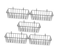 PENIKOKO 5pièces Râtelier Métallique pour Foin De Lapin Distributeur De Nourriture pour Petits Animaux Convient Aux Lapins Chinchillas Et Furets