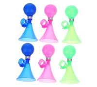 PENIKOKO 6 Pièces Cloche de Garçon Fille Klaxon à Air Silicone Facile à Installer pour Guidon Garçon Fille Cyclisme Couleur Aléatoire