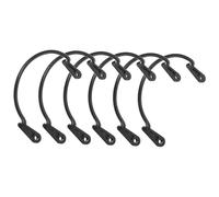 PENIKOKO 6 pièces Crochets de Suspension pour Poches de Table de Billard Noir Accessoires de Billard pour Protection et Fixation des Filets de Poche