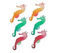 PENIKOKO 6 Pièces Décorations Aquarium Silicone Lumineux Flottant Réaliste sans Batterie pour Décor Aquatique Et Maison