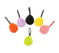 PENIKOKO 6 pièces Éponge Bain Exfoliante Nid Abeille pour Garçon Fille Mousse Riche Légère et Douce Lavable et Rapide à Sécher pour Voyage