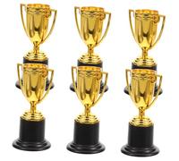PENIKOKO 6 pièces Lot de Trophées Plastique pour Garçon Fille Récompenses de Jeu Prix de Compétition Scolaire Souvenirs pour Cérémonies et Événements Réutilisable