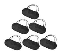 PENIKOKO 6 pièces Masque de Sommeil Cache Yeux et Confortable pour Voyager Siestes Convient à Tous Âges Bloque la Lumière et la Fatigue Oculaire