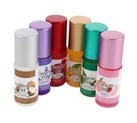 PENIKOKO 6 Pièces Roll Cuticle Oil Set Nourishing Hydrating Nail Care For Damaged And Thin Nails Quick Absorbing Non Greasy Formula For Daily Cuticle Repair