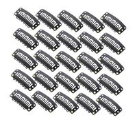 PENIKOKO 60 pièces Clips de Fixation pour Perruques U Forme Snap Clips Résistants pour Femmes Kit de Pinces DIY pour Extensions et Modélisme