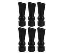 PENIKOKO 6pcs Raccords de Plomberie pour Pompe D'aquarium en Plastique PC Noir Buse à Bec de Canard Réglable pour Retour d'eau Aquarium Domestique
