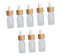 PENIKOKO 8 pièces Flacon Verre Dépoli pour Huiles Essentielles Lot de Bouteilles Rechargeables Pipette Pratique pour et Échantillons