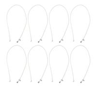 PENIKOKO 8 Pièces Tuyau d'Eau 81 CM pour Hydropulseur Dentaire - Accessoire Compatible Appareils de Nettoyage Interdentaire - Tube Flexible Auto-Aspirant pour Rinçage Buccal et Usage