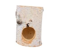 PENIKOKO Abri pour Hamster Naturel Tronc Arbre Tunnel Robuste Refuge et Cachette Ludique pour Petits Animaux et Résistant à Usure