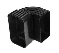 PENIKOKO Adaptateur De Descente De Gouttière Ondulé En Alliage D'aluminium 90° Raccord Coudé Étanche Coude De Tuyau à Angle Droit Pour Évacuation De Pluie 50x80 Mm Adapté Drainage Extérieur