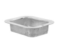 PENIKOKO Adaptateur de Sortie de Gouttière Aluminium 60x80 Mm Résistant Évacuation Eau Pluviale Maison Villa Remplacement Drainage Extérieur
