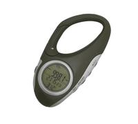 PENIKOKO Altimètre Multifonctionnel Portable avec Mousqueton Baromètre et Thermomètre pour Randonnée et Escalade Prédiction Météo Heures Outil pour Alpinistes