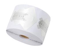 PENIKOKO Aluminium Foil Fish-shaped Nail Extension Forms Roll Nail Art Guide Stickers Thickened