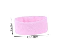 PENIKOKO Bandeau de Sport Réglable Microfibre Coton Tête Bandana Cosmétique pour Yoga Spa et Fitness Rose