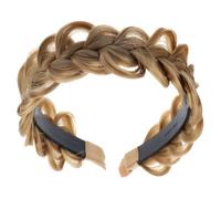 PENIKOKO Bandeau Tressé Postiche Femme avec Dents Antidérapantes Accessoire Cheveux Naturel pour Sport et Soins Visage Confortable et