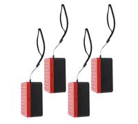 PENIKOKO Boîte à Appâts Double Compartiment Étanche 4 Pièces Rangement Pêche Moyen Format avec Oxygénation Intégrée Conteneur Solide pour Appâts et Leurres Pêche en Eau Douce et Mer