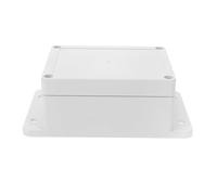 PENIKOKO Boîte de Dérivation Étanche Extérieure Plastique Abs pour Boîtier Batterie Lithium Boîtier Terminal de Surveillance Robuste et Ignifuge avec Oreilles Dimensions Protection Fiable