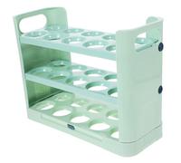 PENIKOKO Boîte de Rangement Œufs Réfrigérateur Étagère Multi-niveaux Étroite Plastique Organisateur Pratique pour Porte Latérale Support pour Cuisine Gain de Place Optimisé