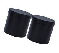 PENIKOKO Boîte Ronde pour Bouquet de Fleurs 2pcs en Carton Rigide, Boîte de Composition Élégante et Créative, Saint-valentin ou Proposition