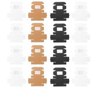 PENIKOKO Boîtes à Savonnette en Papier 30 Pcs 85x60x30 Mm avec Fenêtre, Lot Multifonction en Papier Blanc, Noir et Kraft, Emballage Présent Léger pour Savonnette Fait Maison, Organisateur