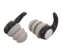 PENIKOKO Bouchons D’oreille Insonorisants en Silicone Noir Taille L, 1 Paire Étanche Anti-bruit pour Dormir, Natation et Concert, Bouchons D’oreilles Filtrants à Triple Couche Confortables