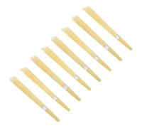 PENIKOKO Bougies D'aromathérapie de Trompette Grandes, Bâtonnets Auriculaires 8 Pièces, Cire D'abeille Naturelle, Parfum Bergamote Jaune Clair, Nettoyeurs de Cérumen Pratiques pour Soins