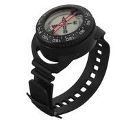 PENIKOKO Boussole de plongée sous-Marine Boussole de Poignet pour la Course d'orientation Qui Brille dans Le Noir Compas à Voile étanche TPU Black