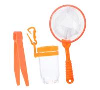 PENIKOKO Bouteille d'observation en Filet Anti-Insectes Bogue Ferme de vers pour Les Enfants Trousse d'explorateur Insectes et Insectes pour Les Enfants Trousse d'insectes Bugs Abdos Orange
