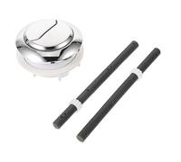 PENIKOKO Bouton de Chasse Eau Double Poussoir Électrolytique pour Réservoir de Toilette Accessoire Facile à Installer Surface Résistante à Usure Remplacement Pratique sans Outils