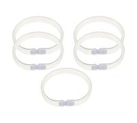 PENIKOKO Bracelets pour Patients Étanches 5 Pièces, Bracelets D'information Médicales Réutilisables en Plastique, Résistants à L'eau, pour Événements Sportifs et Hôpitaux, Taille